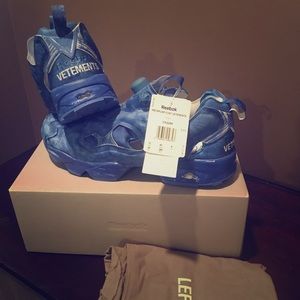 Vetements x reebok instapump fury